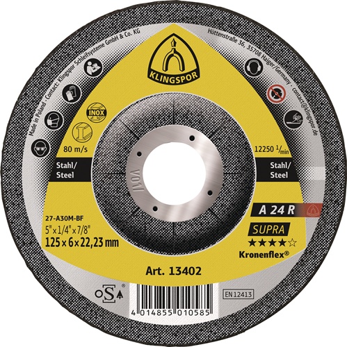 Schruppscheibe A 24 R Supra KLINGSPOR