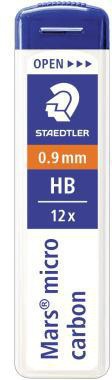 STAEDTLER Feinmine Mars micro carbon 250 09-HB 0,9mm 12 St./Pack.