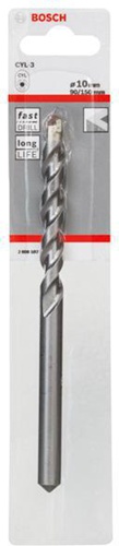 Bosch Betonbohrer Silver Percussion CYL-3 D.10mm Arbeits-L.90mm L.150mm Schaft-D.9mm
