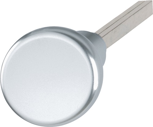 Knopfdrückerpaar 54/54 Material Alu.F1 drehb.4-KT.8mm HOPPE