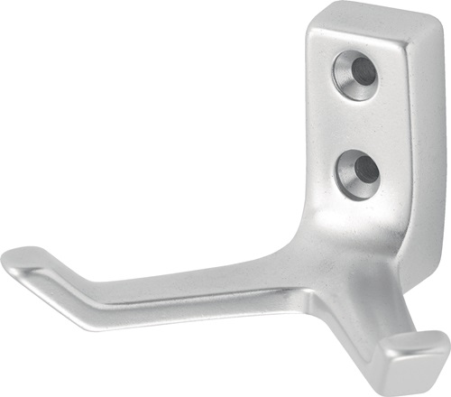 Mantelh.0033 zweifach A.55mm Alu.silberf.elox.H.43mm Hermeta