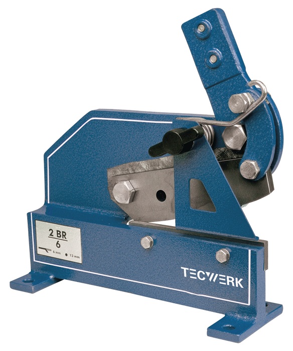 Blech-/Rundstahlschere 2BR/6 Messer-L.180mm Stahlbl.70x6mm Rundstahl 13mm TW