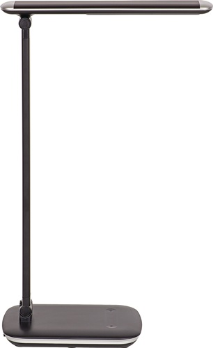 Schreibtischleuchte Alu./Ku.schwarz H.425mm m.Standfuß LED MAUL