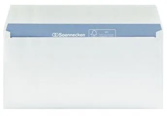Soennecken Briefhülle Premium 1314 DIN lang oF hk weiß 200 St./Pack.