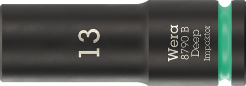 Steckschlüsseleinsatz 8790 B Impaktor Deep 3/8 Zoll 13mm L.63mm WERA