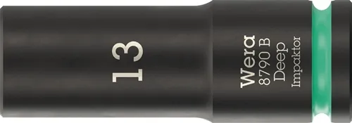 Steckschlüsseleinsatz 8790 B Impaktor Deep 3/8 Zoll 13mm L.63mm WERA