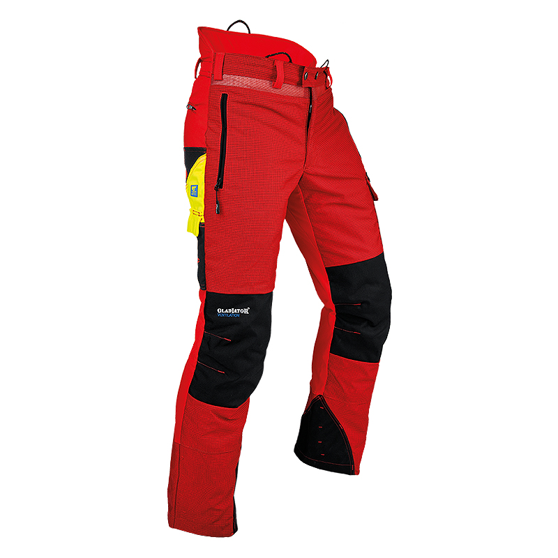 PFANNER Leichte Schnittschutzhose VENTILATION rot (101761)