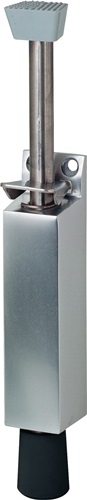 Türfeststeller Aluminium silberfarbig lackiert Türmontage KWS