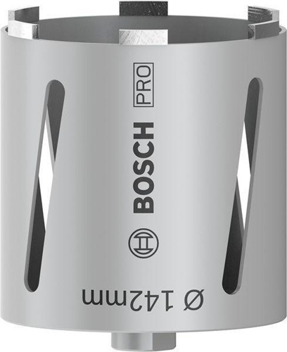 Bosch Diamanttrockenbohrkrone PRO Arbeits-L.142mm D.150 G 1/2Zoll 7 Seg.