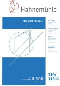 Hahnemühle Skizzenblock FineArt 10622701 DIN A4 110/115g 50Blatt