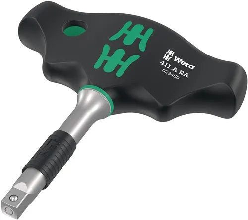 Hebelumsch.kn.411 A RA Quergr.1/4 Zoll Z.80 L.89mm leg.WS WERA