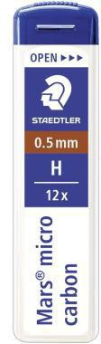 STAEDTLER Feinmine Mars micro carbon 250 05-H 0,5mm 12 St./Pack.