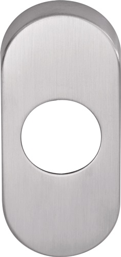 Drückerrosette Schildstärke 9 mm rund oval OGRO