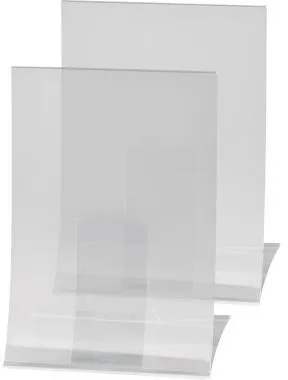 SIGEL Tischaufsteller TA160 DIN A4 klappbar glasklar 2 St./Pack.