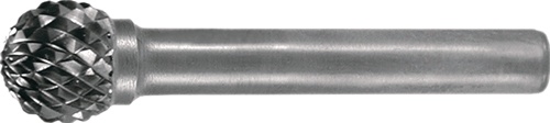 TECWERK Frässtift KUD D.6mm Kopf-L.5mm Schaft-D.6mm HM Verz.Kreuz