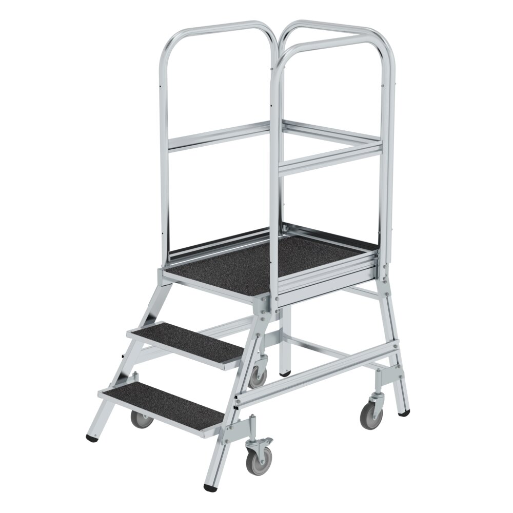 MUNK Podesttreppe m.Federrollen