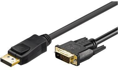 Goobay DisplayPort-Adapter 51961 DP/DVI 2m schwarz