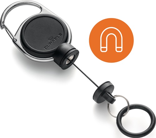 Cliphalter JoJo f.kleine Desinfektionsflaschen Band-L.600mm schwarz DURABLE