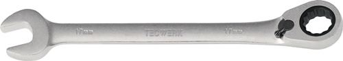 TECWERK Maulringratschenschlüssel SW 19mm L.247mm umschaltb.