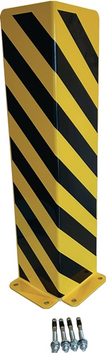 Schutzecke H800xL175/175mm L-Form Stahlbl.schwarz/gelb VE=1 St.GEWA