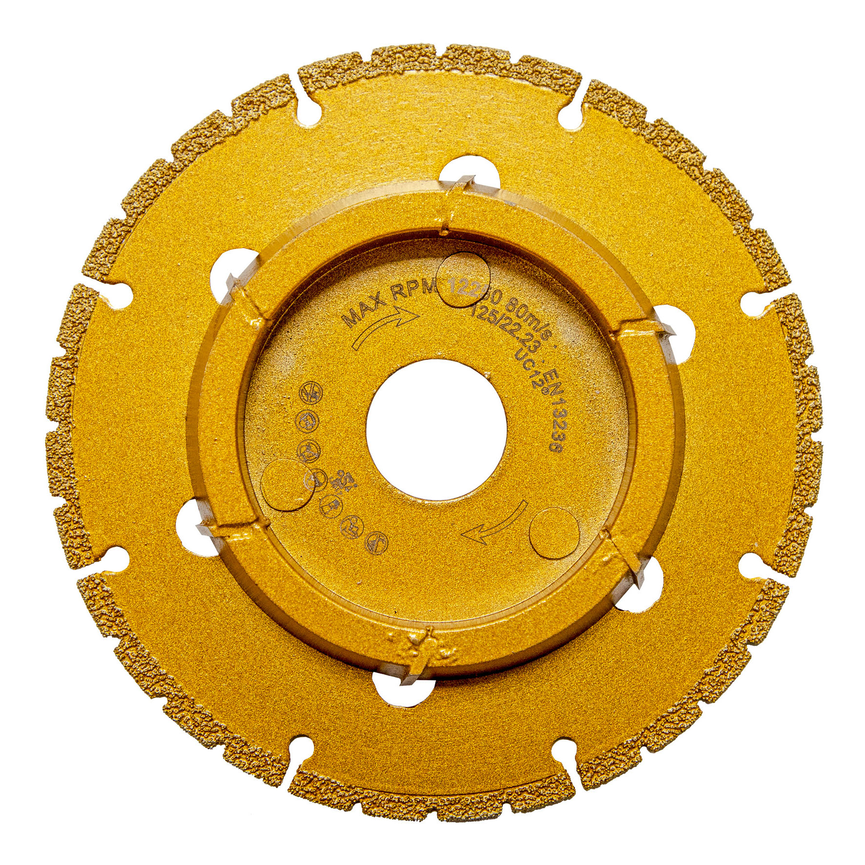 EIBENSTOCK Hartmetall-Trenn- und Anfasscheibe Ø 125 mm für ERC 350 (gold)
