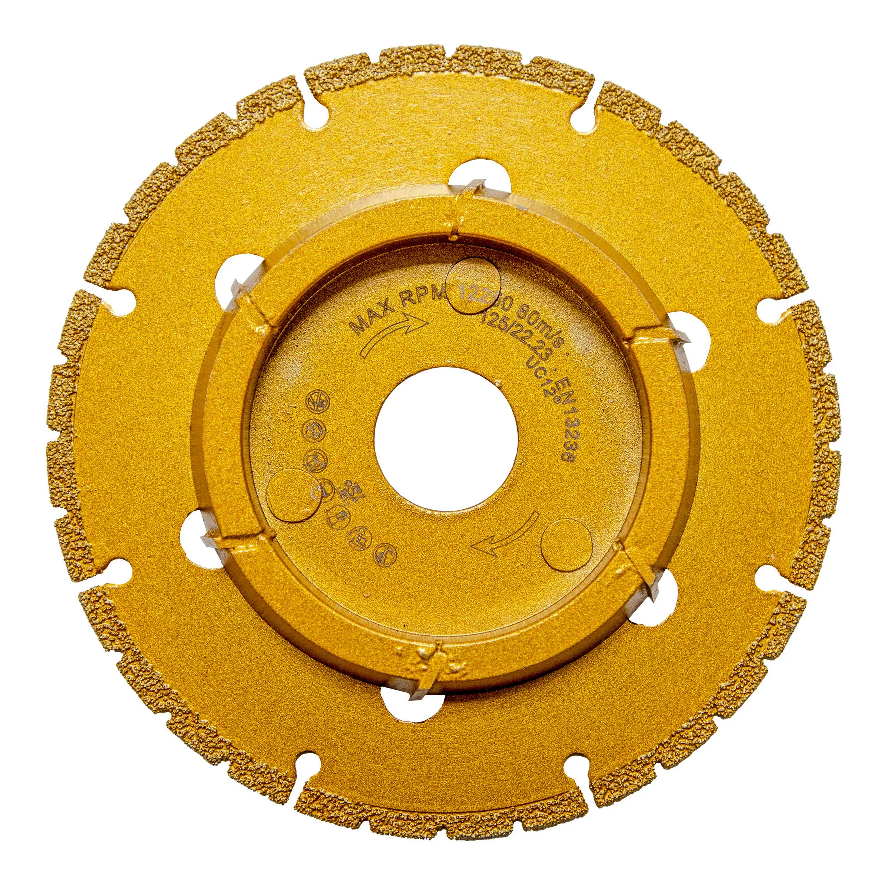 EIBENSTOCK Hartmetall-Trenn- und Anfasscheibe Ø 125 mm für ERC 350 (gold)