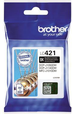 Brother Tintenpatrone LC421BK 200Seiten schwarz