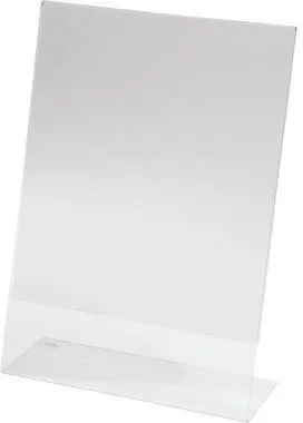 SIGEL Tischaufsteller TA210 DIN A4 213x302mm L-Form Arcyl glasklar