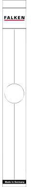 Falken Ordnerrückenschild 11287075 50mm weiß 10 St./Pack.