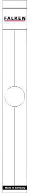 Falken Ordnerrückenschild 11287075 50mm weiß 10 St./Pack.