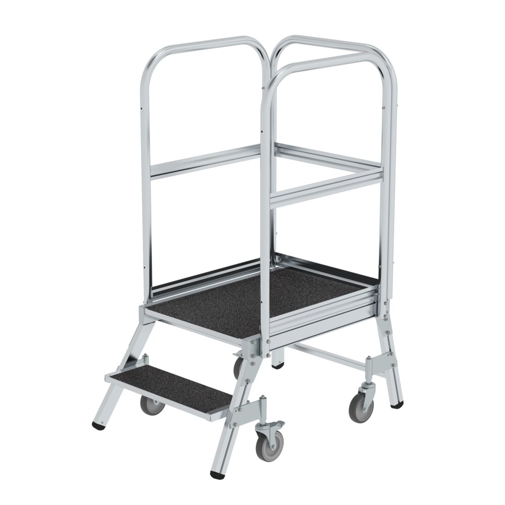 MUNK Podesttreppe m.Federrollen