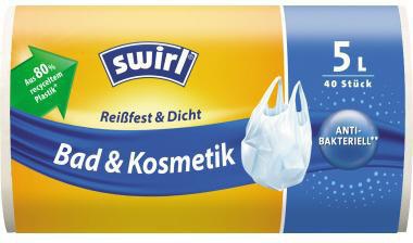 Swirl Müllbeutel 215642 Tragegriff 5l 40 St./Pack.