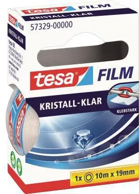 tesa Klebefilm tesafilm kristall- klar 57329-00000 19mmx10m