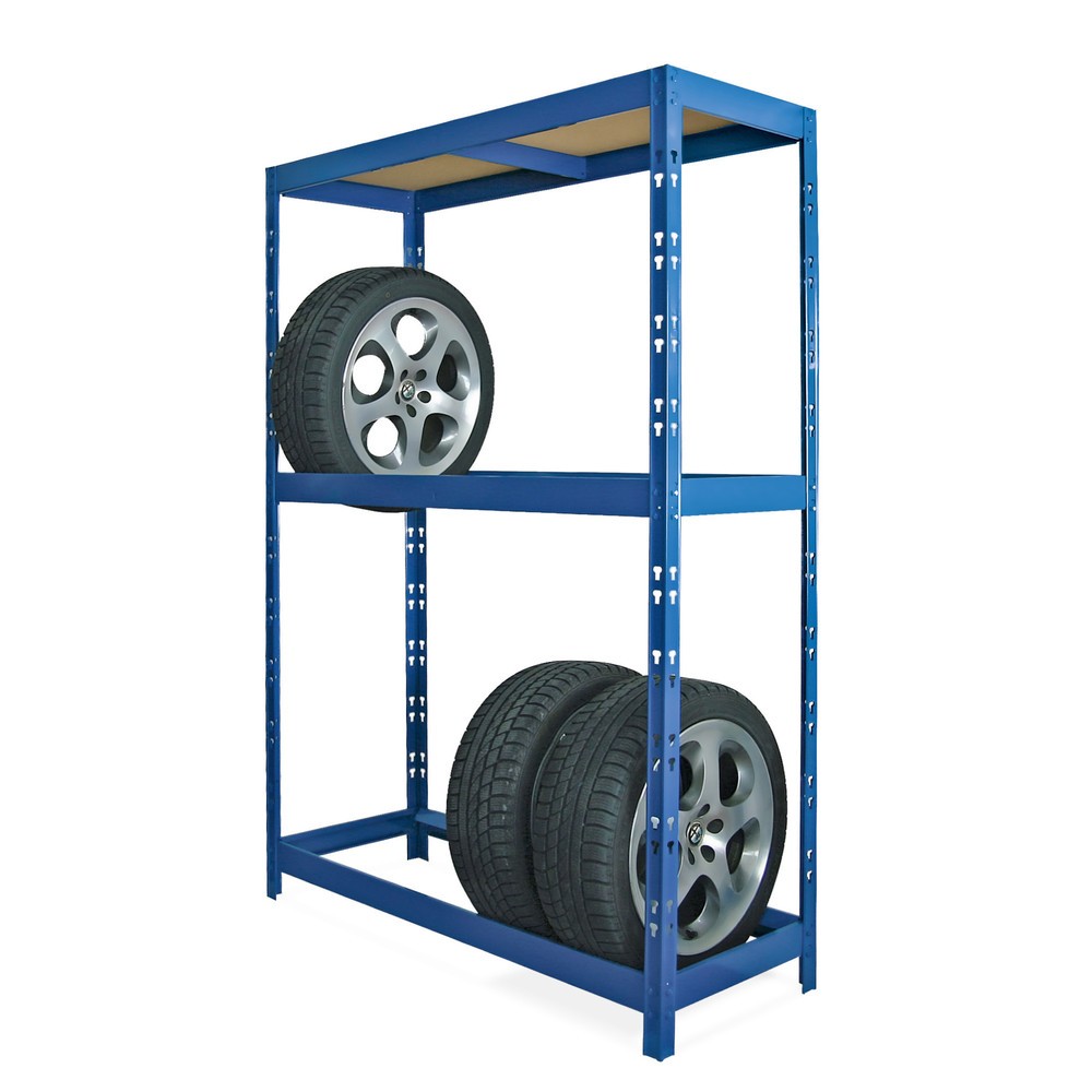 Reifenregal BASIC, pulverbeschichtet, TK 150 kg pro Boden