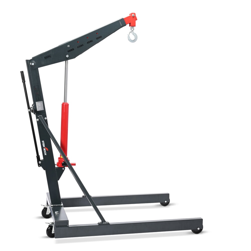 Steinbock® Werkstattkran, Zwei-Wege-Pumpe, TK 500 kg