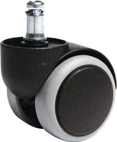 Rl.f.harte BD D.50mm f.Bürodrehstuhl Stift-L.23mm Stift-D.10mm 5 St./Btl.TOPSTAR