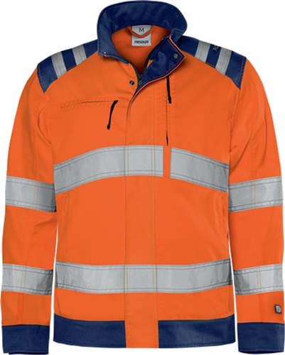 FRISTADS Warnschutzjacke High Vis Green 4067 GPLU Gr.4XL orange/marine