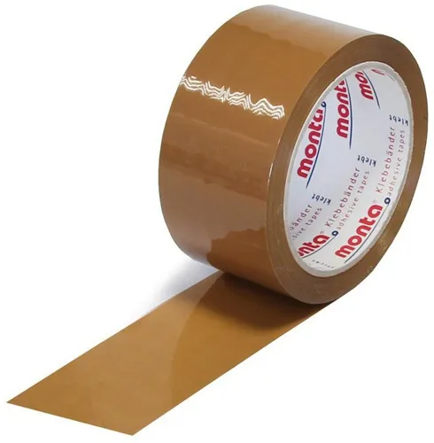 Klebeband monta 610 Breite 50mm Länge 66m Stärke 48µ PP braun leise MONTA