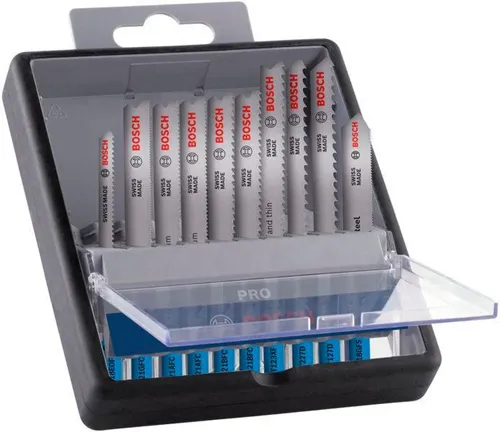 Bosch Stichsägeblatt-Set PRO Metal and Alu 10tlg. f.Materialstärke 1,5-4mm 92mm