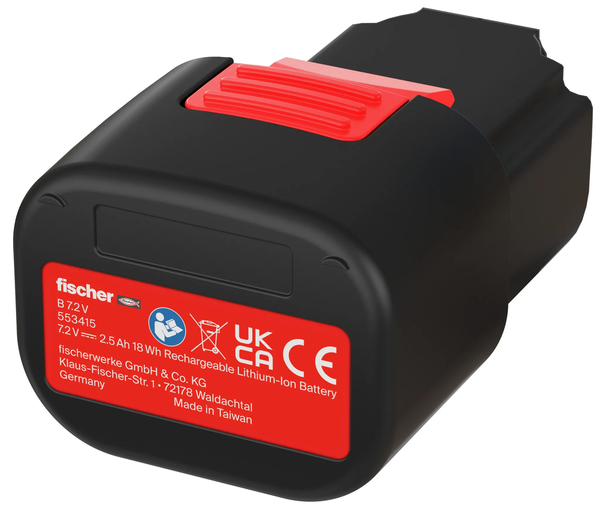 fischer Lithium-Ionen-Akku B 7,2V