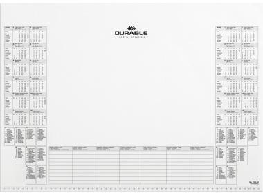 DURABLE Kalenderblock 729202 für Schreibunterlage 7291 25Bl. ws