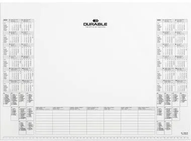 DURABLE Kalenderblock 729202 für Schreibunterlage 7291 25Bl. ws