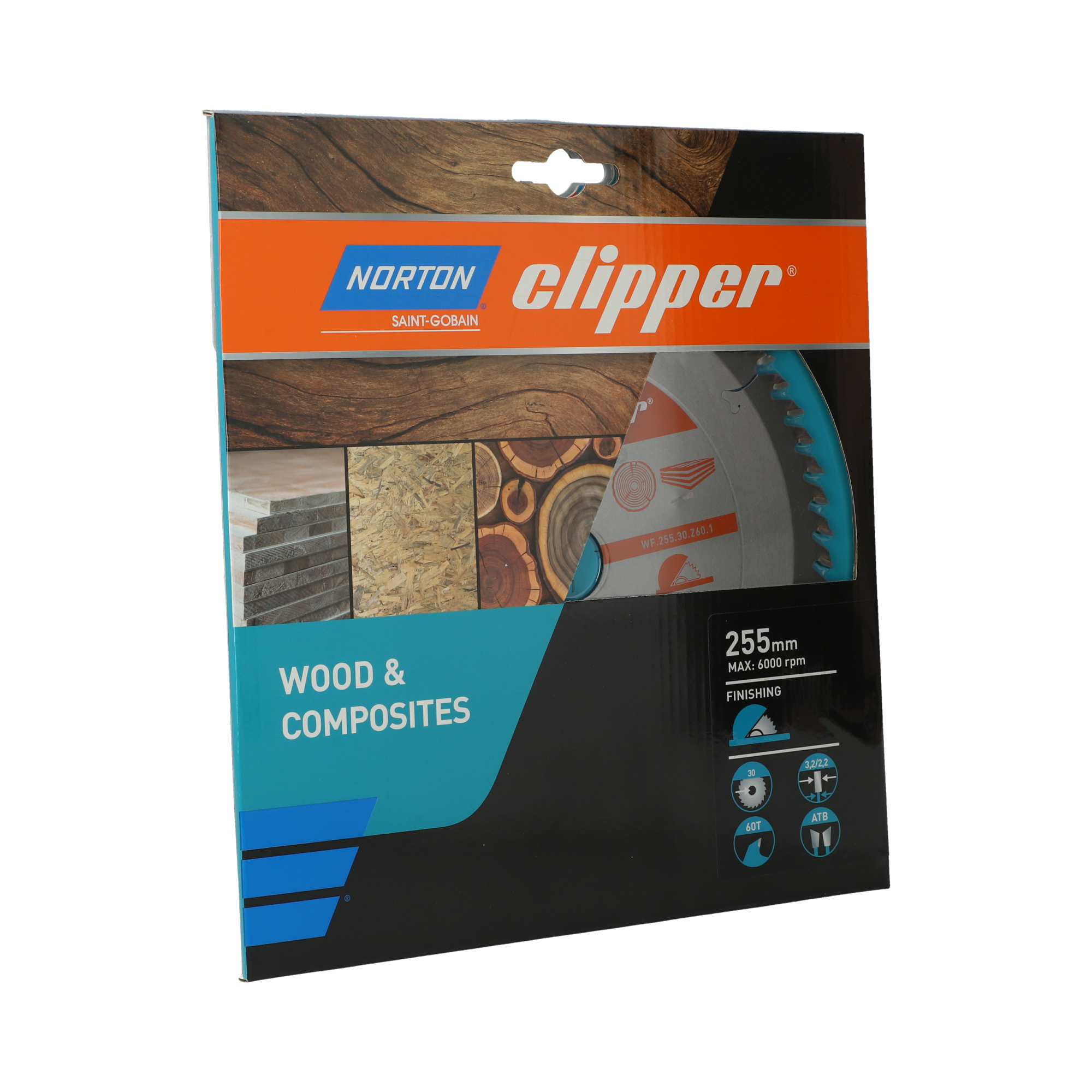Norton Clipper Tischkreissägeblatt Pro Wood Finishing