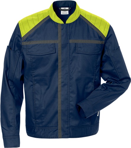 FRISTADS Bundjacke 4555 STFP Gr.S Marine/Warnschutz-Gelb