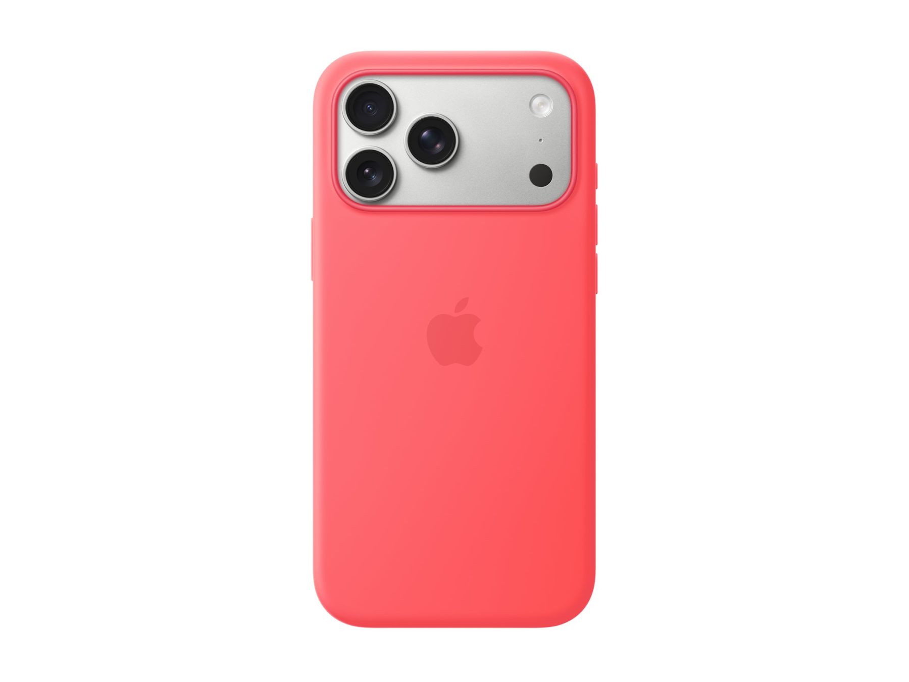 Apple iPhone 17 Pro Silikon Case mit MagSafe, Guavepink