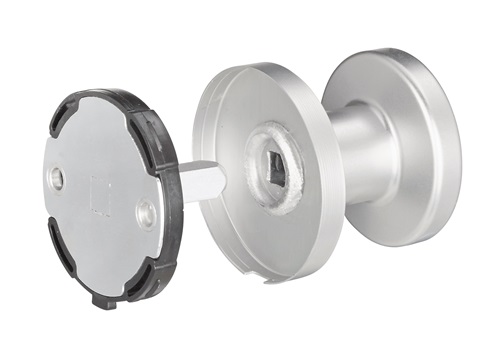 Türknopf Edelstahl EST gerader Knopf EDI