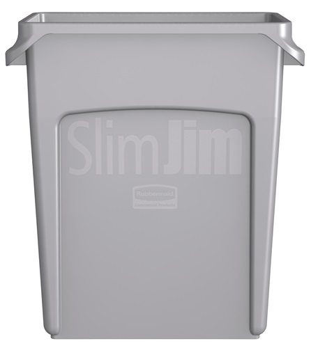 Wertstoffsammler grau mit Lüftungskanälen RUBBERMAID