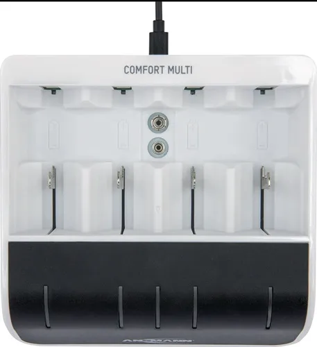 Akku-Ladegerät Comfort-Multi m.USB-Eingang 1,2V NiMH ANSMANN