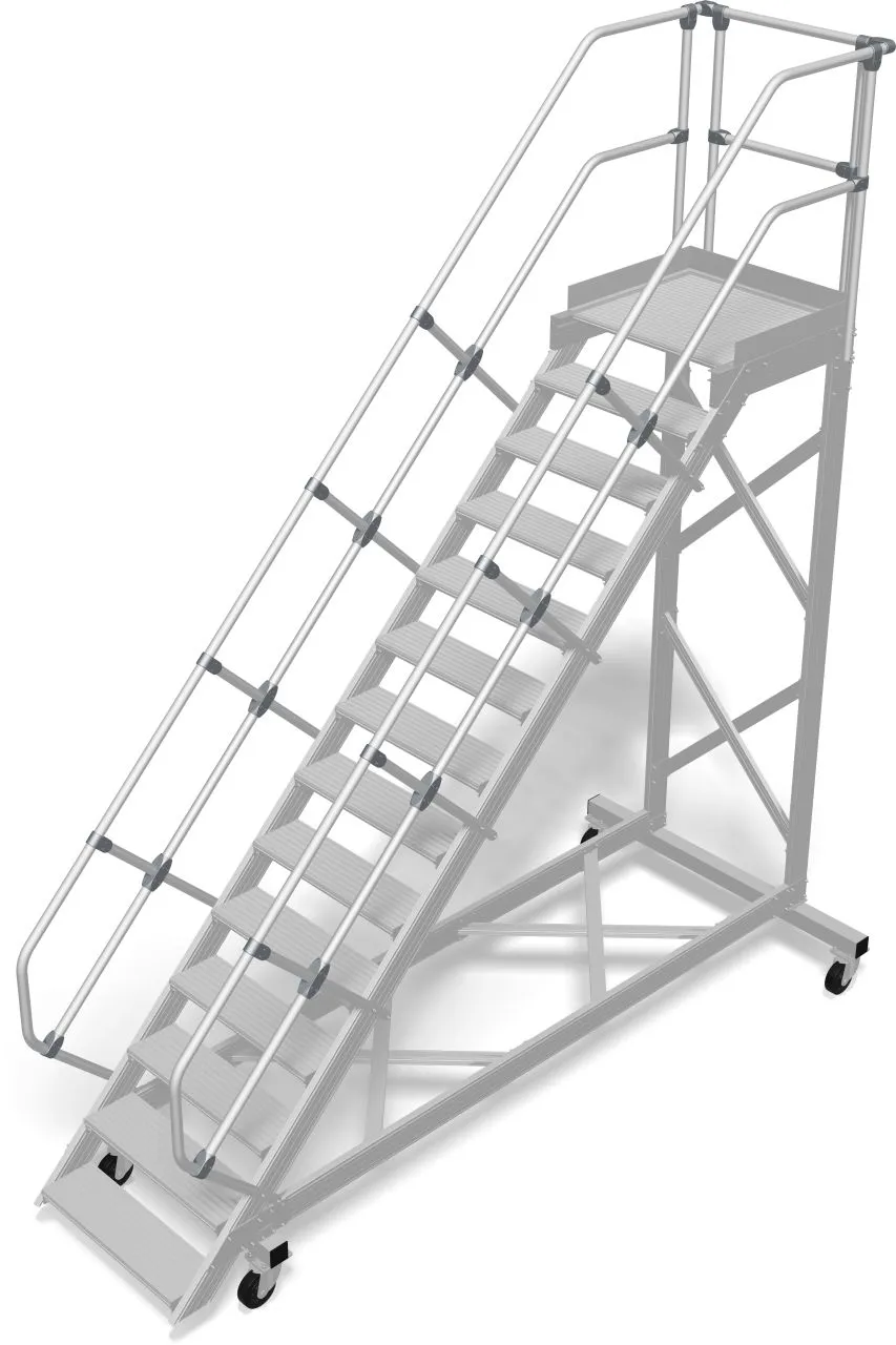 Krause STABILO Treppe mit Plattform fahrbar 1x13 Stufen