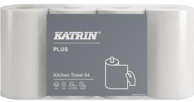 Katrin Plus Küchenrolle 231004 3lagig 64Blatt 4 St./Pack.